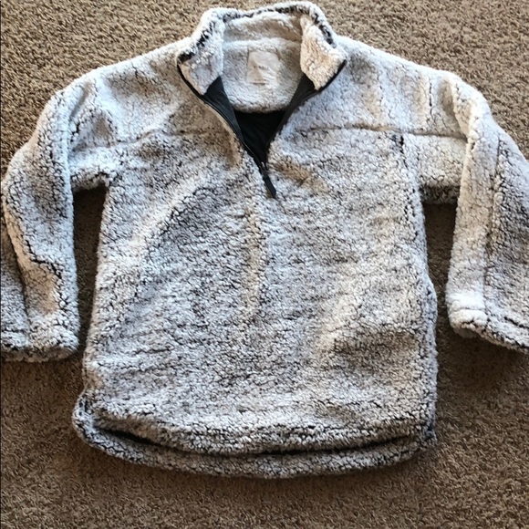 elodie sherpa pullover